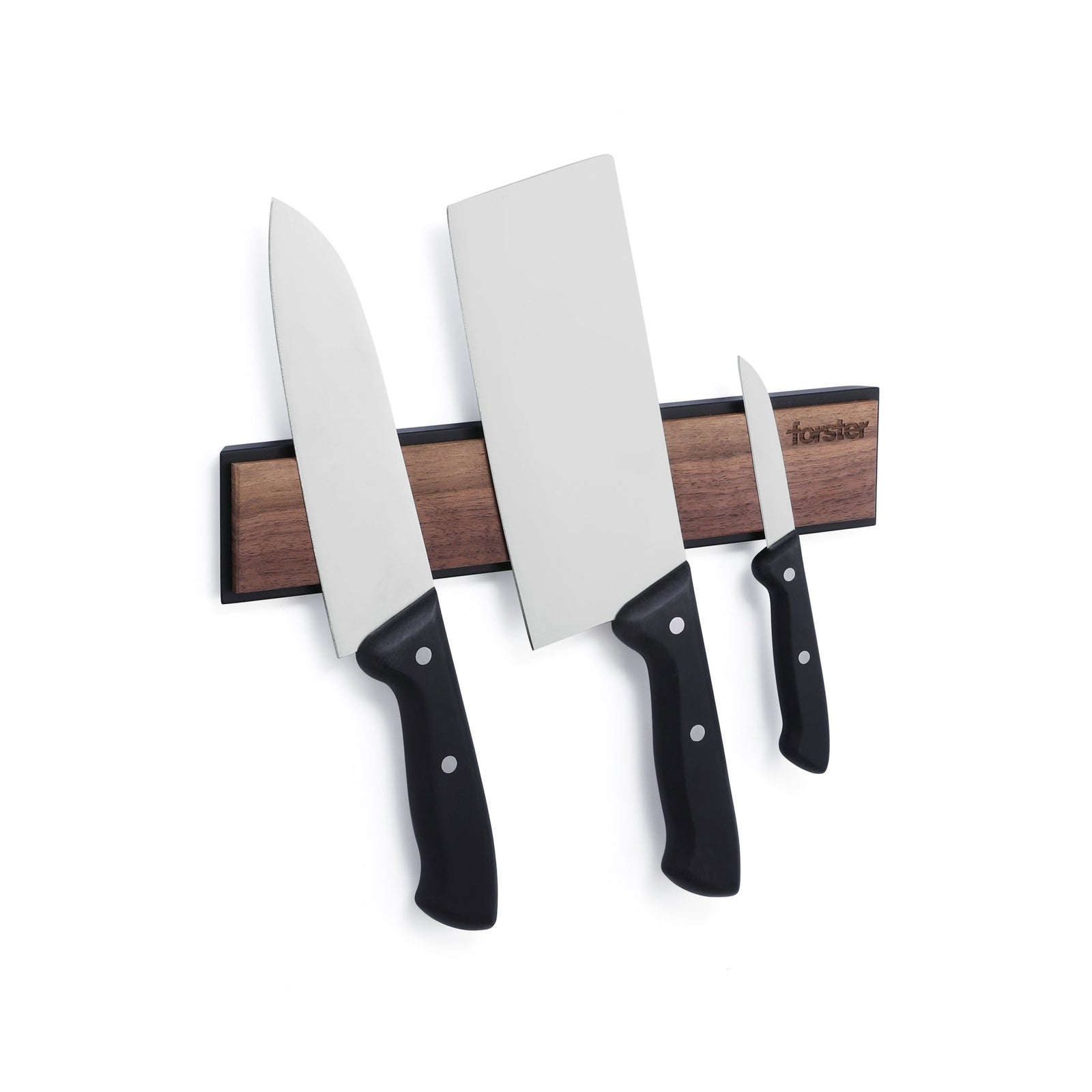 Magnetische Messerleiste Walnuss - Forster Home